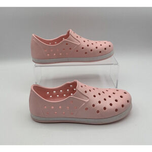 Girls Water Shoes Pink Sz 12, Summer Beach Water Friendly Plastic Shoes, Pre-own